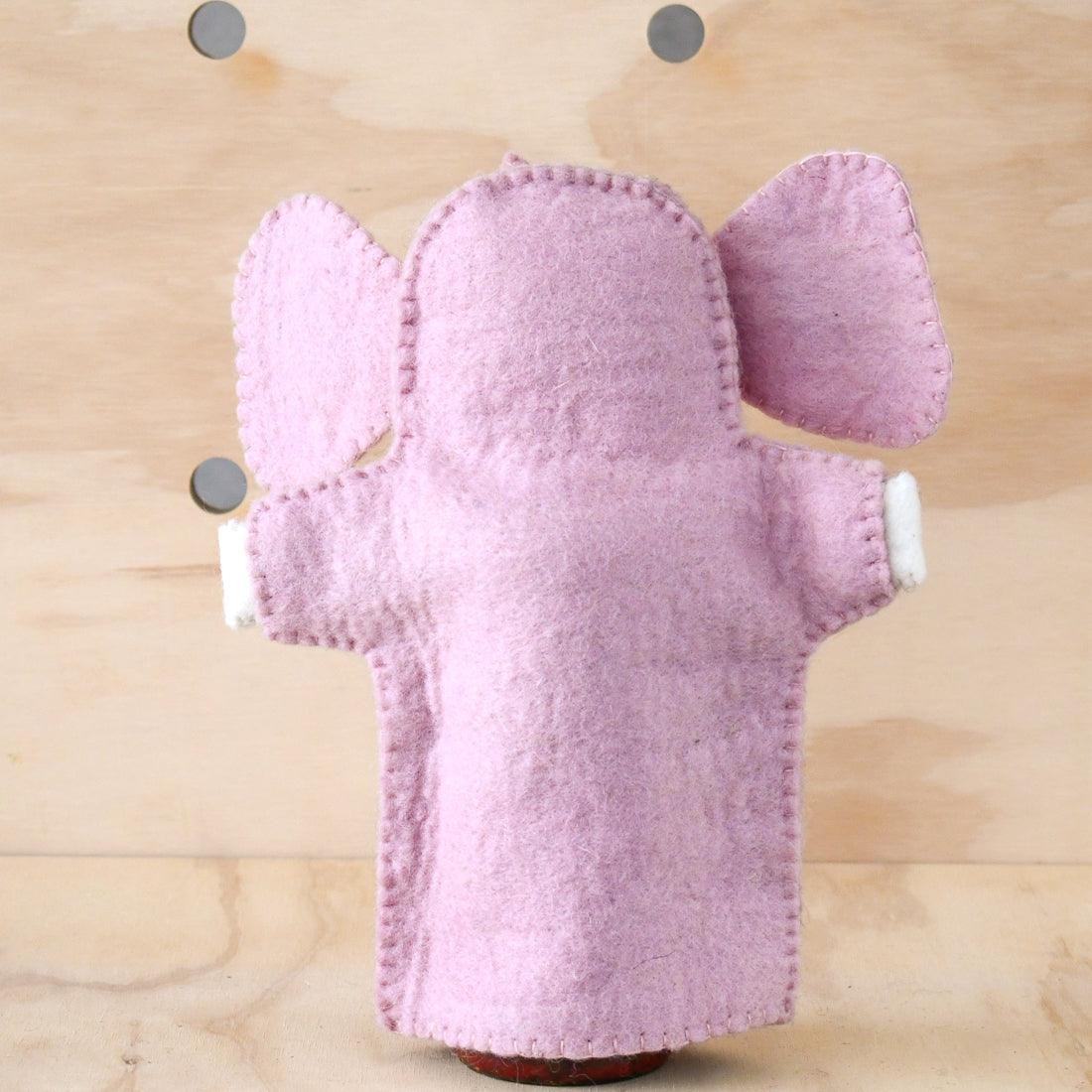 Hand Puppet - Baby Pink Elephant - Tara Treasures