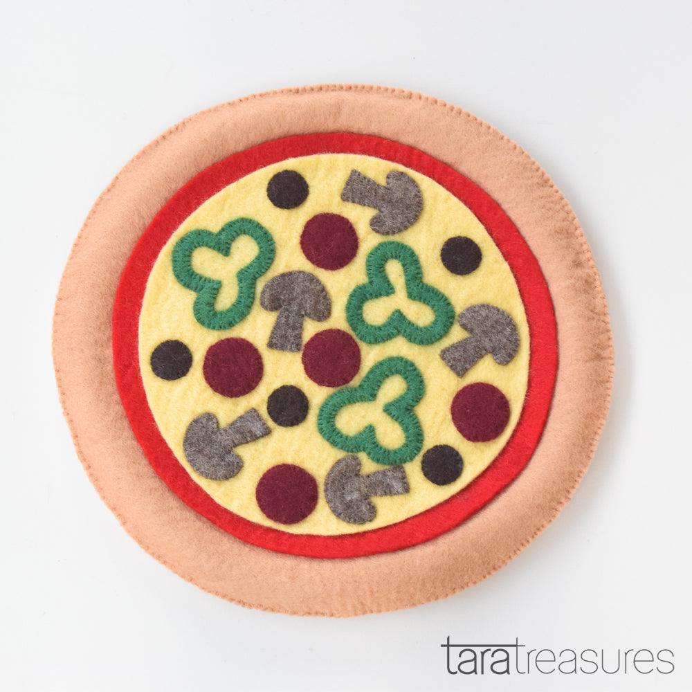 Felt Pizza Floor Cushion - Tara Treasures