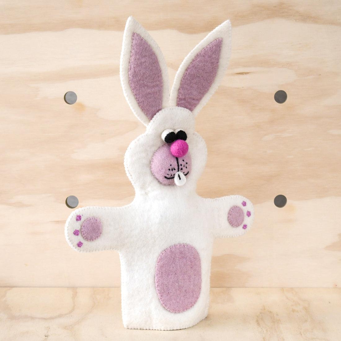 Rabbit Felt Hand Puppet – Tara Treasures