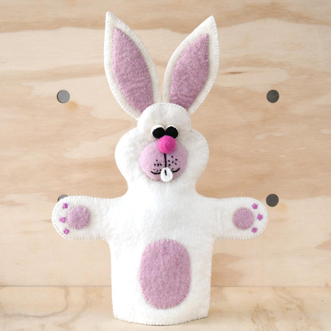 Rabbit Felt Hand Puppet – Tara Treasures
