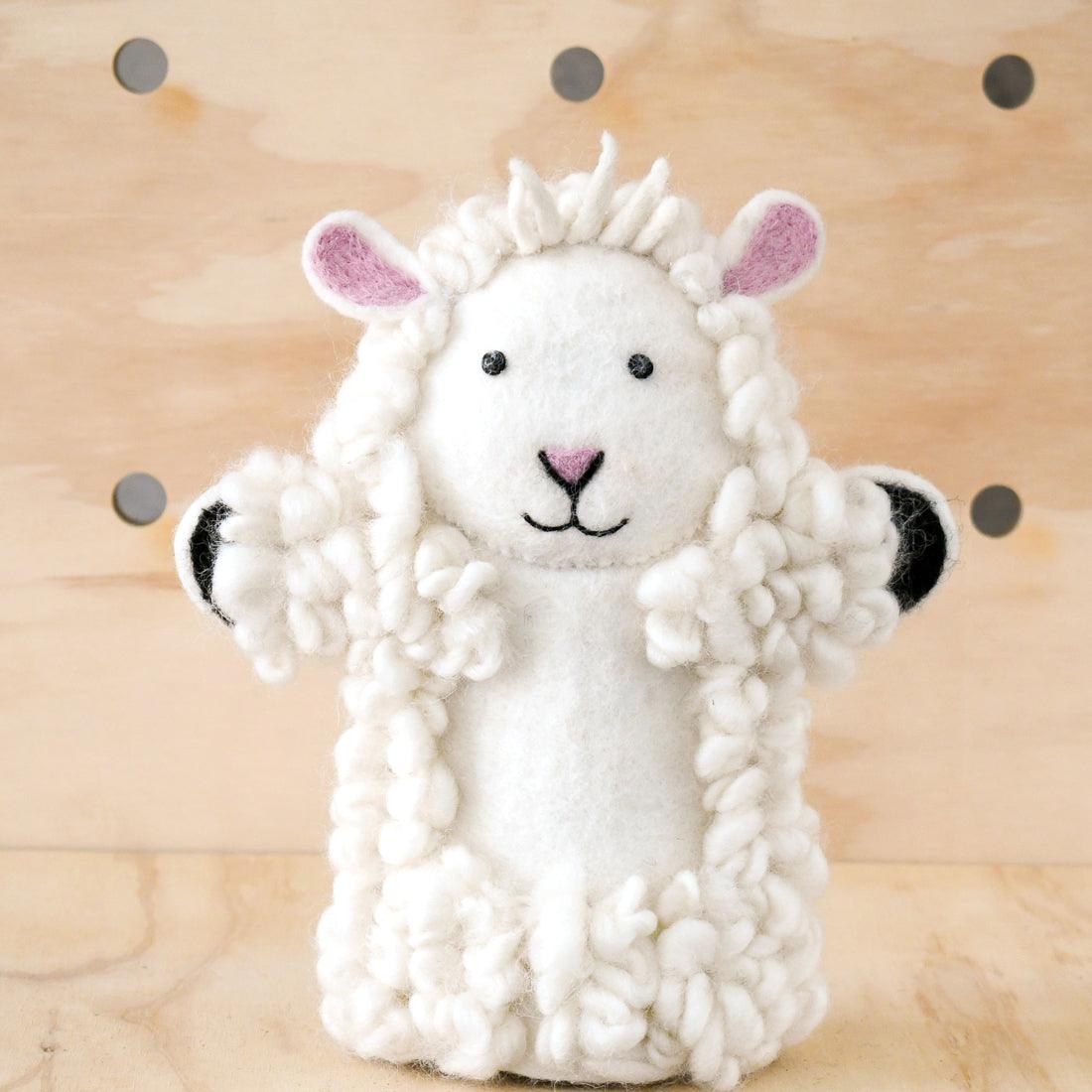 Hand Puppet - Sheep - Tara Treasures