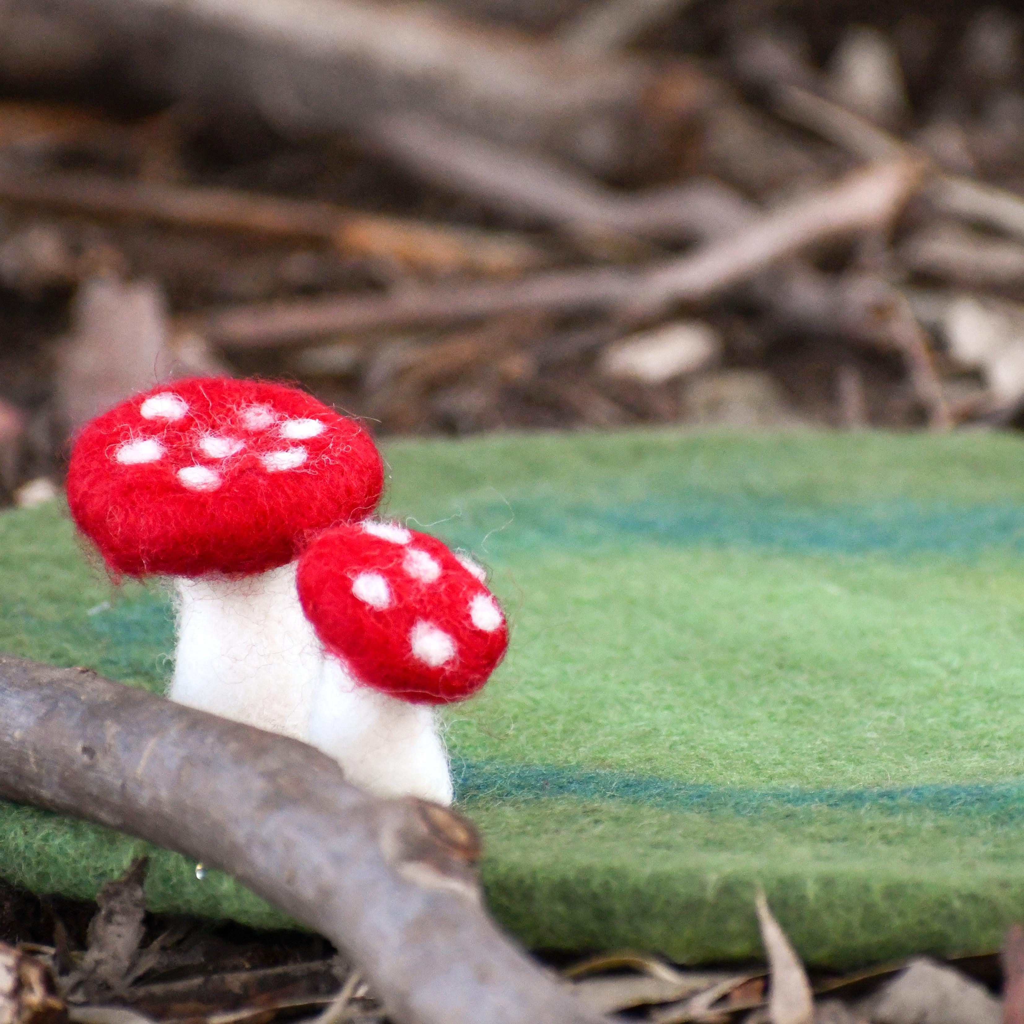 Toadstool Mushroom Play Mat Playscape - Tara Treasures